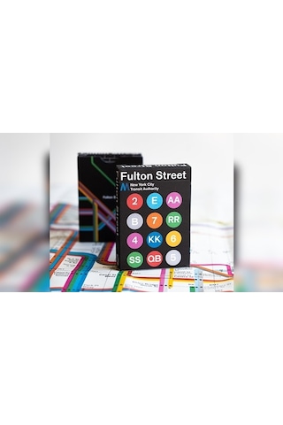 Bicycle Fulton Street Mta Black Edition Premium Oyun Kağıdı İskambil Kartları Destesi