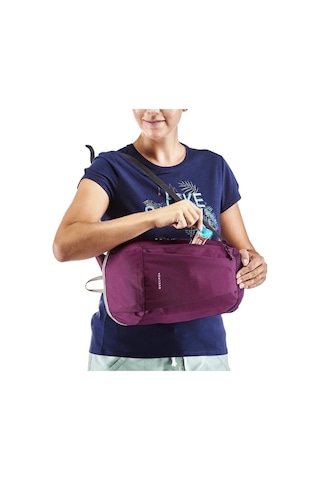 Decathlon Doğa Yürüyüşü Ve Günlük Sırt Çantası 10 Lt Mor/mürdüm