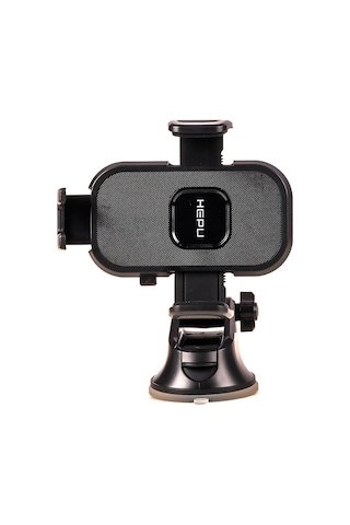 Hepu Hp-a01 Vantuzlu Araç İçi Telefon Tutucu Siyah