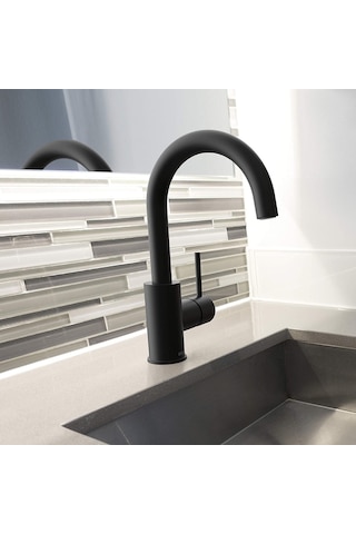 Sardıcı Vermilion Serisi Lavabo Bataryası Siyah