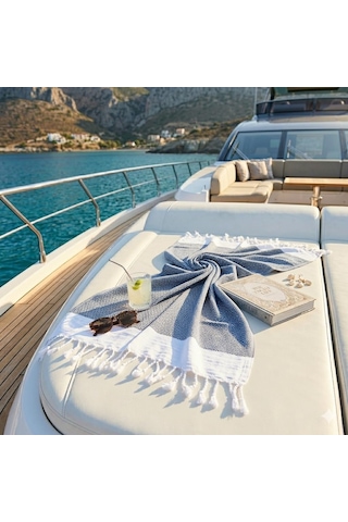 Premium%100 Pamuk Battal Boy Peştemal 100x180 Cm Lüks Plaj Havlusu, Hızlı Kuruyan Kum Tutmaz Şezlong Havlusu, H Diğer