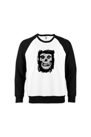 Misfits Die Die My Darling Siyah Sweatshirt Beyaz