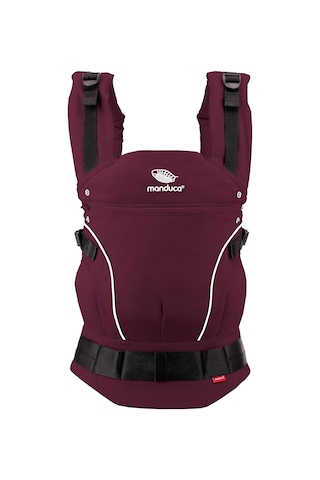 Manduca First Ergonomik Bebek Taşıyıcı 3 Taşıma Pozisyonu, Ayarlanabilir ve Konforlu Portbebe Bordo Tek Ebat