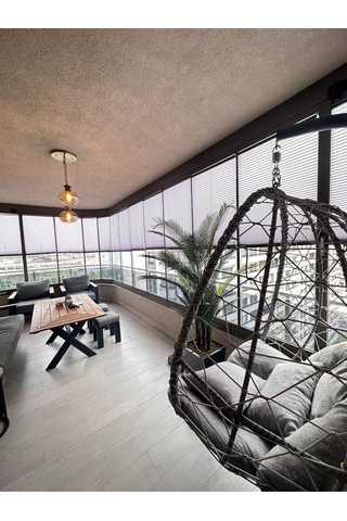 Perdema Kancalı/vidalı Jalvolin Plise Cam Balkon Perdesi - Ofis Perdesi - Mutfak Perdesi - Salon Perdesi Krem