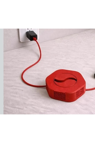 Masaüstü Pratik Kablo Sarıcı Ve Düzenleyici Kablo Karmaşasına Son Veren Mekanik Toparlayıcı Mouse Ve Şarj Kablosu Uyumlu