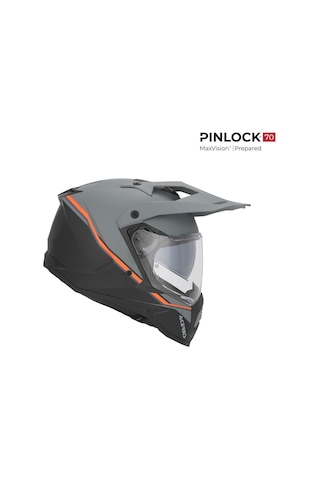 Acerbis Assault Graphıc 22-06 Kask Siyah Turuncu Siyah