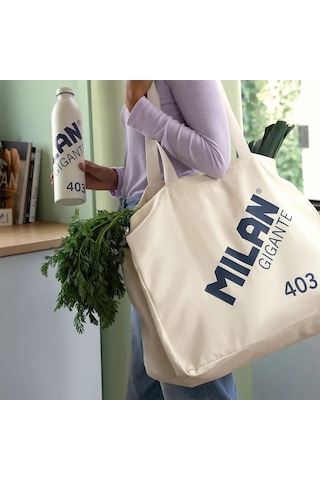 Mılan 62102g403bg 1918 Gıgante Büyük Bej Çanta Çok Renkli