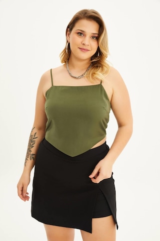 İp Askılı Gipeli Top - Haki