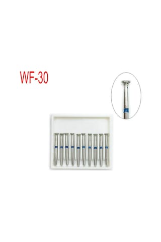 10 Adet/kutu Elmas Diş Burs Matkaplar Parlatma Beyazlatma Araçları Diş Burs Yüksek Hızlı El Aleti Wf-30