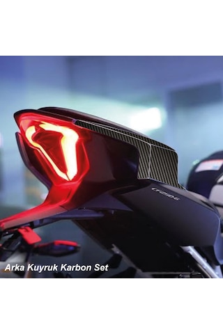 Cfmoto 250sr Arka Kuyruk Karbon Stıcker Set