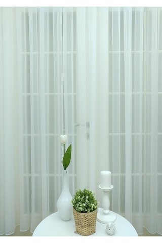Evdepo Home Kullanıma Hazır Vual Tül Perde (540654999)