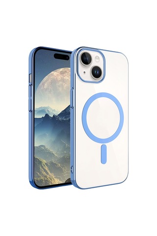 Apple Uyumlu iPhone 15 Plus Kılıf Zore Wireless Şarj Özellikli Pixel Magsafe Kapak