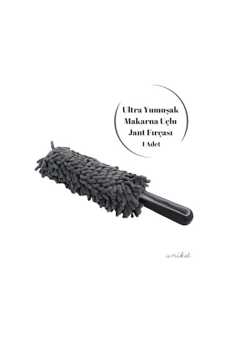 Mikrofiber Jant Temizlik Fırçası - Kalın Makarna Uçlu 1 Adet