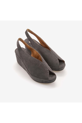 Hawen Angels Kadın Sandalet 5507 Gri