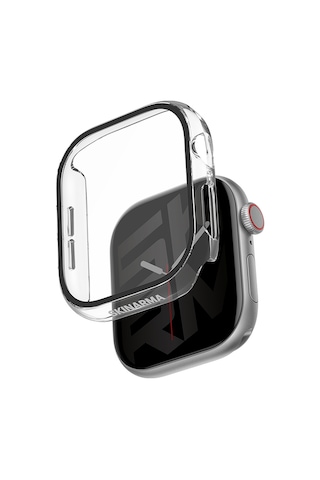 Watch 10 46mm Uyumlu Skinarma Gado Sert Silikon Kasa Ve Ekran Koruyucu Şeffaf