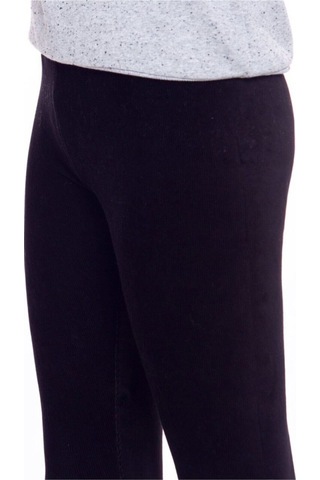 Yeşilyurt Corset Kadın Siyah Fitilli Kadife Tayt Pantolonsiyahl Siyah