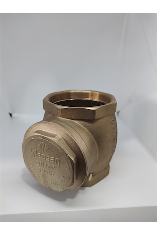 Çalparalı Çekvalf 4''(Dn100) Pn16 Klepsan Sarı Metal