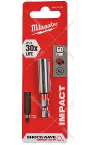 Milwaukee Bits Uç Tutucu Manyetik 1/4 Hex 60 Mm Shockwave