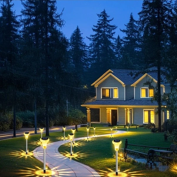 Trendooze Cloud011 Aıpus 2li Paket Güneş Enerjili Hareket Sensörlü Bahçe Aydınlatma Sıcak Renkler/ Diğer