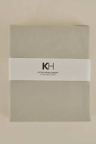 Karaca Home Basic %100 Pamuk Çift Kişilik Lastikli Çarşaf Adaçayı