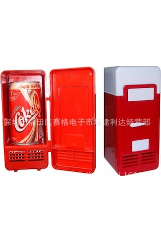 Symbee Usb Mini Buzdolabı - Soğutma-ısıtma Fonksiyonu, Kablolu Kontrol, Siyah, 19.4x9x9cm