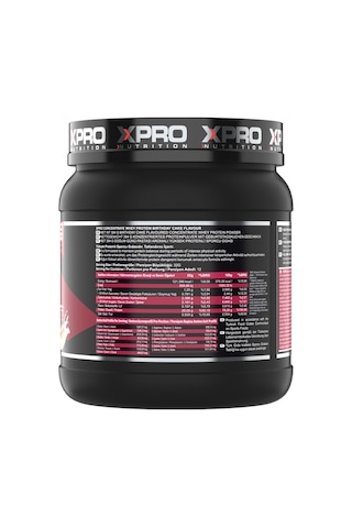 Xpro Nutrition Concentrate Whey Protein Tozu 384gr Brithdaycake Aromalı Karışık