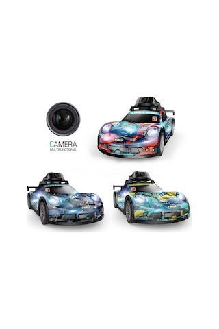 Usb Şarjlı Kameralı Oyuncak Spor Araba Turuncu - Mavi