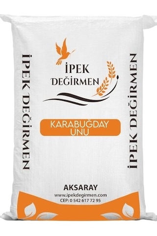 İpek Değirmen Çiğ Karabuğday Unu 10 KG Glutensiz Doğal Taş Değirmen Greçka Unu