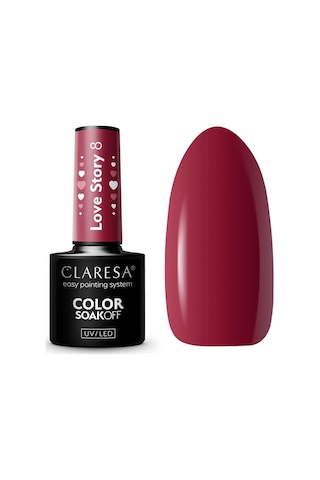 Claresa Kalıcı Oje Love Story Kiraz Kırmızı 8 5g