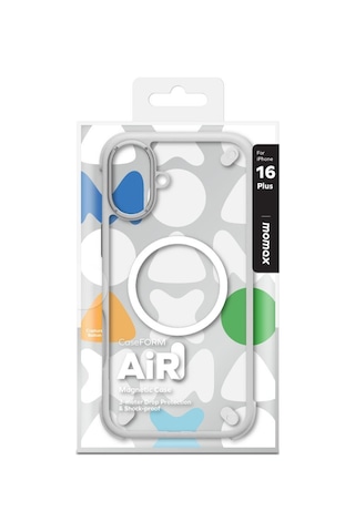 Momax MUAP24LA AiR CaseForm Apple Uyumlu iPhone 16 Plus Manyetik Telefon Kılıfı