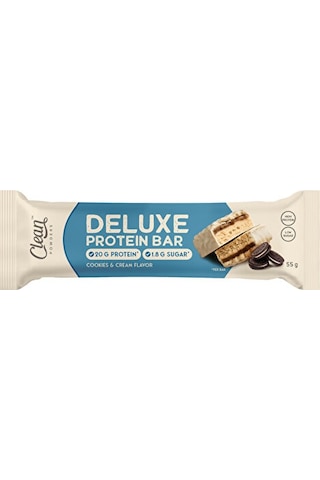 Clean Powders Deluxe Protein Bar 55 Gr 1 Adet - Beyaz Çikolata Kurabiye