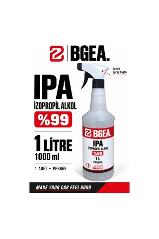 Bgea Ipa İzopropil Alkol %99 1 Litre Sprey Pasta Sonrası Yüzey Temizleyici