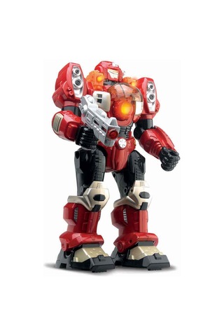 Happy Kid M.a.r.s. Sesli Ve Işıklı Yürüyen Turbotron Robot 30 Cm 06175 Kırmızı