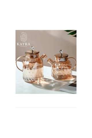 Tedar Kabartmalı Borosilikat Cam Demlik 1000ml Royaleks-cm-2006 Najmaddin 6411267