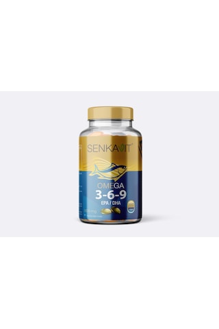 Senkavit Omega 3-6-9 İçeren Takviye Edici Gıda 200 Softgel