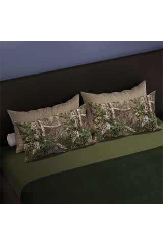 Lexroo Realtree Xtra Yeşil Kamuflaj Yastık Kılıfı, 2'li Paket
