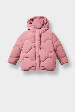 Defacto Kız Bebek Kapüşonlu Fermuarlı Kapitoneli Şişme Mont F4823a525wnbr82 Bordo-br82