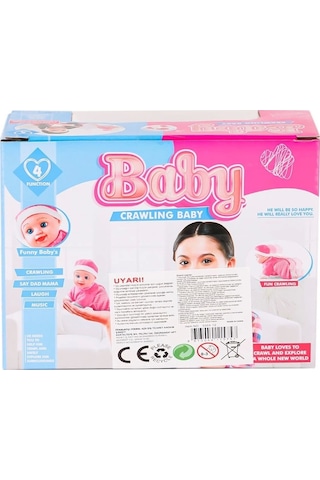 3359-12 Emekleyen Sesli Bebek -toysan Oyuncak