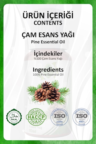 Çam Yağı Pine Essential Oil 10 Ml.