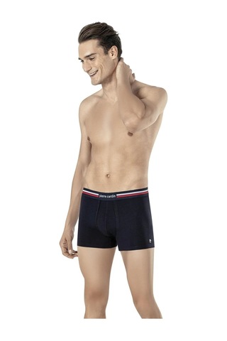 Pierre Cardin 395 Erkek Lastiği Çizgili 3'lü Boxer-kırmızı&grimelanj&lacivert Kırmızı&grımelanj&lacıvert