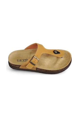 Ceyo 9991-z Anatomik Taban Parmak Arası Kadın Terlik Sarı 35-42 Sarı