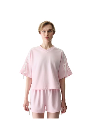 Penti Açık Pembe Bow Detailed Tişört