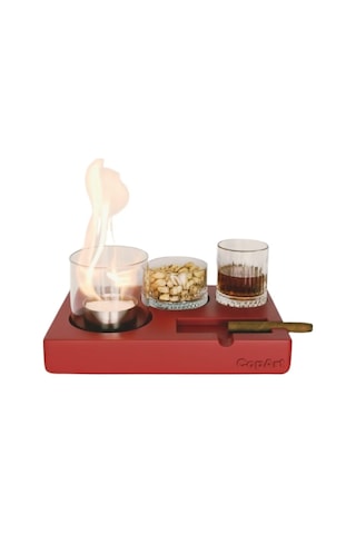 Elza Kırmızı Biyoetanol Masaüstü Şömine - 1 Lt Copart Yakıt Hediye