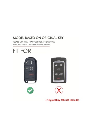 Maiyame Jeep Serisi Liberty, Grand Commander, Compass, Grand Cherokee Anahtar Koruması - Deri El Yapımı Koruyucu Kılıf Siyah