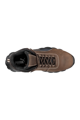 Puma Safety Condor Mid Çelik Burunlu Nubuk Deri İş Ayakkabısı S3 Src Esd Kahverengi