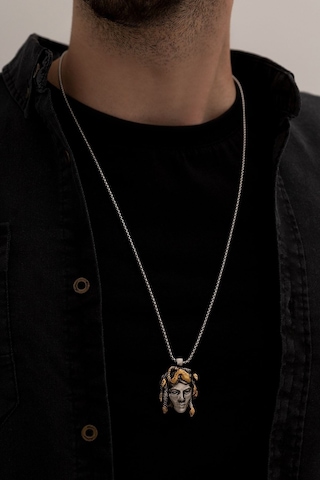 Medusa Model Unisex Çelik Kolye - Sevgiliye - Eşe - Babaya - Arkadaşa Hediye Kolye