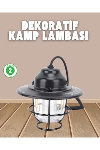 Dekoratif Ve Fonksiyonel Taşınabilir Kamp Gece Lambası Diğer