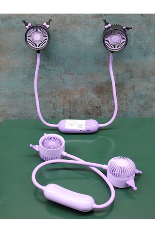 Kuromi Şarjlı Boyun Fanı Vantilatör 2 Kademeli Alk2689