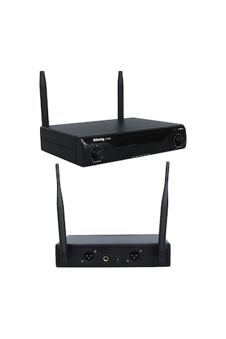 König K-700 E-e Profesyonel 663-694mhz 2 El 2 Kanal Uhf 2x50 Kablosuz Telsiz Mikrofon