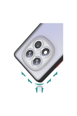 Mey İthalat Redmi Note 14 Pro Plus Kılıf Montreal Silikon Kapak - Siyah Diğer